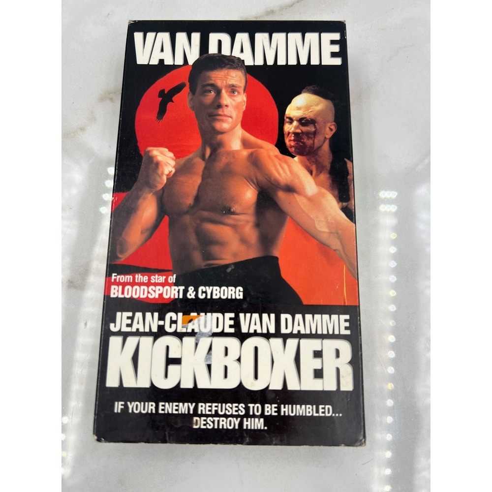 Kickboxer VHS 1989 Jean-Claude Van Damme HBO Video Martial Arts Action Movie